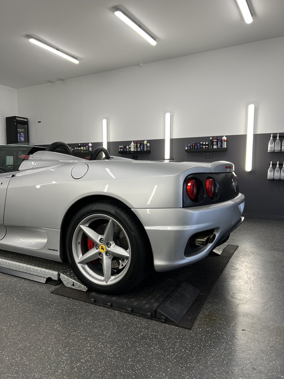 Ferrari 360 Spider nach Keramikversiegelung